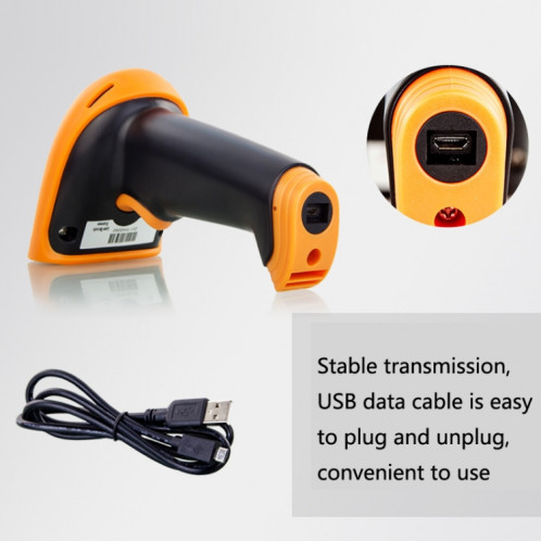 Scanner de code à barres express avec scanner sans fil USB de stockage, Spécifications: bidimensionnelle SH55021287-07