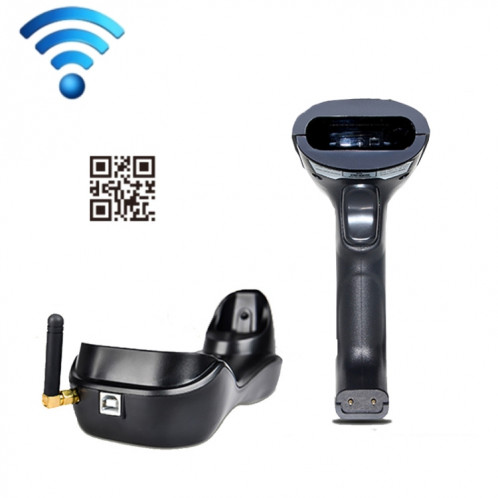 Scanner de codes-barres sans fil NETUM H8, scanner de caissier de supermarché à lumière rouge avec chargeur, spécification: bidimensionnel SH6102999-07