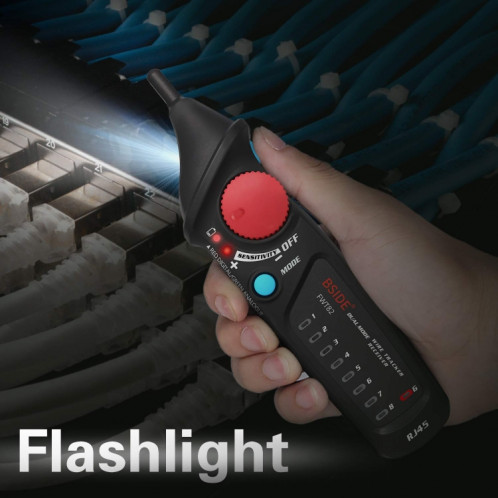 Bsize FWT82 Analog et Digital Dual-Mode Intelligent Line Finder Finder Traqueur de câble réseau SB9590500-08