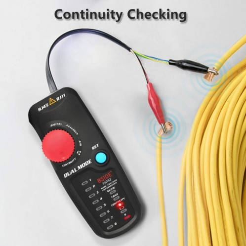 Bsize FWT82 Analog et Digital Dual-Mode Intelligent Line Finder Finder Traqueur de câble réseau SB9590500-08