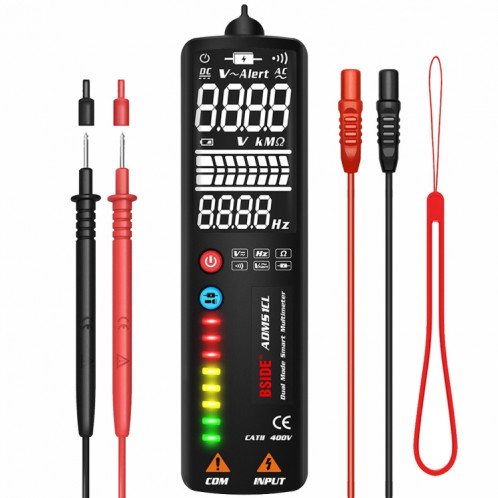 BIDE DUAL-MODE SMART SMART AFFICHAGE PEN MULTIMETTE PENSION PORTATEUR PORTATEUR PORTATEUR SPÉCIFICATION: ADMS1CL SB9102873-07