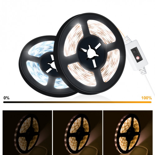 Bande lumineuse basse tension LED Scanner à la main Induction Flexible Soft Lamp Strip Strip Chambre Chambre à Chambre à coucher TV Meuble Armoire Lumière, Produit Spécifications: Non étanche 4m (lumière cool) SH311B407-07