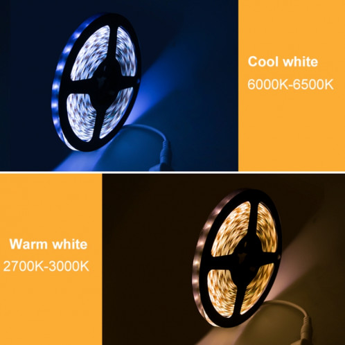 Bande lumineuse basse tension LED Scanner à la main Induction Flexible Soft Lamp Strip Strip Chambre Chambre à Chambre à coucher TV Meuble Armoire Lumière, Produit Spécifications: Non étanche 4m (lumière cool) SH311B407-07