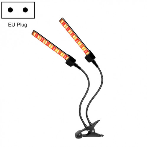 CLIP DE LED CLIPTE DE CLIGTE DE LA TÉLÉMIÈRE LIGHT SPECTEUR SPECTURE FLEUR SPECTABLE LUMING SPECTABLE LUMMING DE SPECTURE DE SPECTURE HYDROPONIQUE SPECIFICATION: DOPE TÊTE UE SH99041102-07