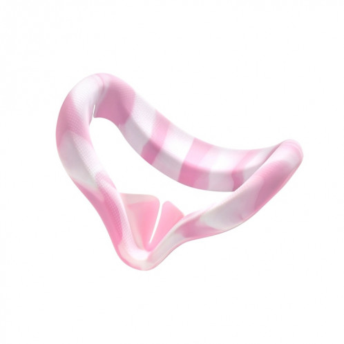 VR Silicone Eye Cover Cover anti-sueur et décontamination Couleur VR VR Goggles pour Oculus Quête 2 (Rose blanc) SH401B141-05