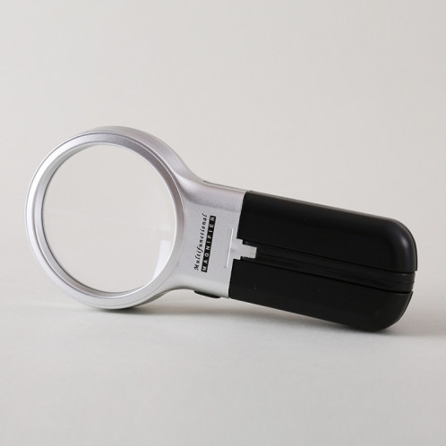 TH7006 Miroir à loupe pliante multifonctions avec lampe LED maintien du support à double usage Réparation de lecture Acrylique 3 fois Loupe SH2634826-05