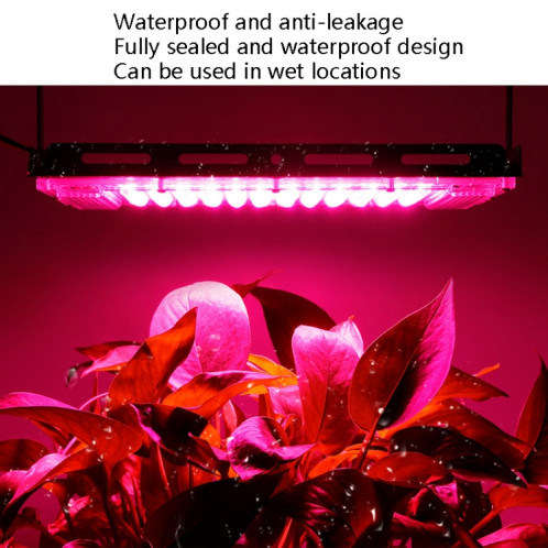 LED Plante Lumière pleine spectroscopie pleine spectroscopie étanche Lampe de croissance de plants de remplissage de légumes, puissance: accès à trois fils 50 perles 50W (lumière rose) SH007A1362-07