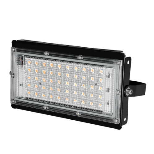 Émouthe LED LED PLUS ÉLÉMENTAIRE EXTÉRIEUR LE JARDI DE CONSTRUCTION Eclairage Lumière de projet, Spécifications: 50W 50 Perles (Blanc chaud) SH44011876-07