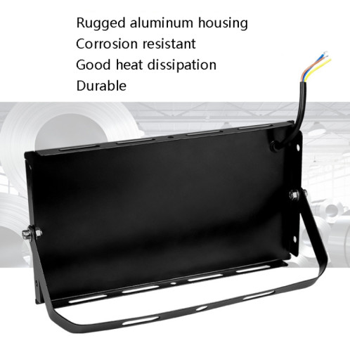Écouto-imperméable à LED Lumière d'inondation de la lumière de jardin d'extérieur de la lumière de construction de jeu de chantier de jeu, spécifications: 100W 96 perles (blanc chaud) SH44021848-07