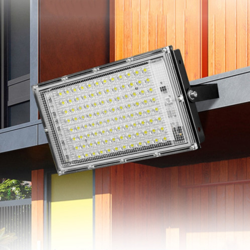Écouto-imperméable à LED Lumière d'inondation de la lumière de jardin d'extérieur de la lumière de construction de jeu de chantier de jeu, spécifications: 100W 96 perles (blanc chaud) SH44021848-07
