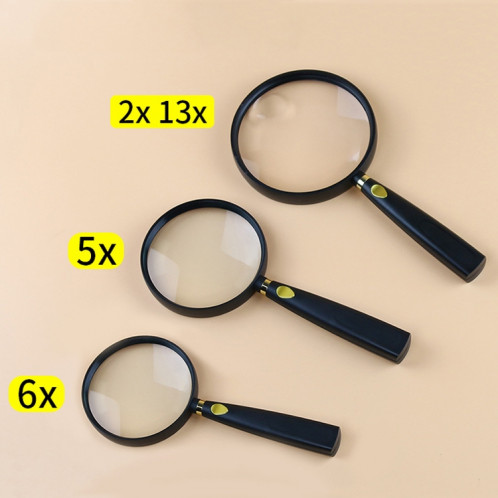 2 PCS Enfants Science Education Lecture de personnes âgées Loupe à la main, Spécifications: 90mm SH3902883-07