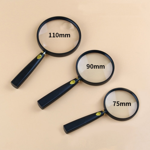 2 PCS Enfants Enseignement Science Education Lecture des personnes âgées Loupe à la main, Spécifications: 110mm SH3903650-07