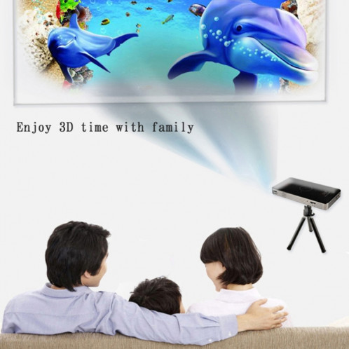 Système Android C6 1G + 8G Système Intelligent DLP HD Mini Projecteur Portable Home Home Pertain Projecteur de téléphone mobile, Plug AU (Blanc) SH79081374-07