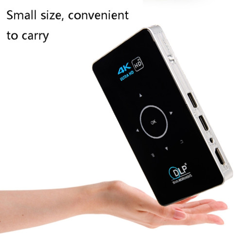 Projecteur Smart DLP Smart DLP C6 2G + 16G Mini projecteur sans fil, plug US (noir) SH8001147-07