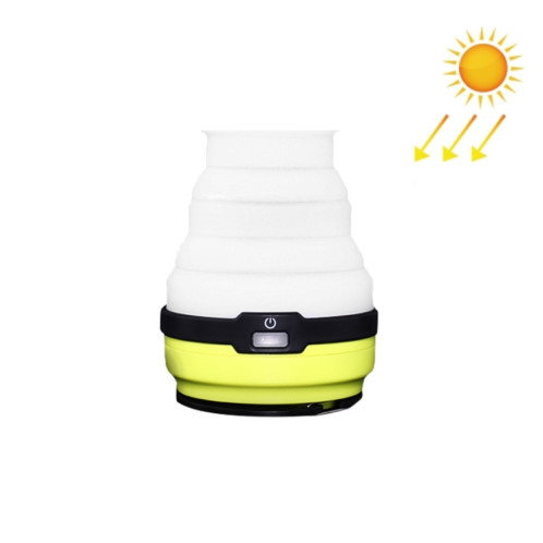 GOOFY DT-7107A EXTÉRIEUR SOLAR USB Rechargeable Camping Light Portable Tente de tente à LED rétractable (Vert) SG501A1246-06