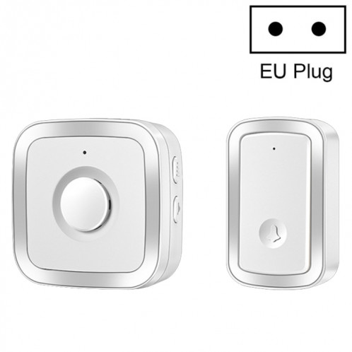 Cacazi A58 Smart Wire Wire Wireless Without Battery, bouchon: bouche EU (argent) SC102B1533-07
