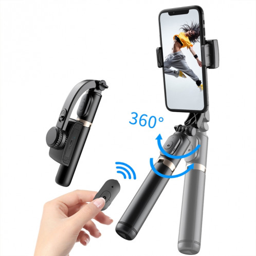 CYKE Q08 Anti-Shake Cardan Bluetooth Selfie Stick Téléphone portable Trépied en direct (Version sans lumière) SC801A1171-014