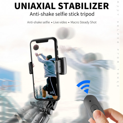 CYKE Q08 Anti-Shake Cardan Bluetooth Selfie Stick Téléphone portable Trépied en direct (Version sans lumière) SC801A1171-014