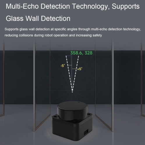 Capteur Lidar Laser Waveshare 24782 DTOF STL27L, Lidar Omnidirectionnel 360°, Bus UART SW5285761-016