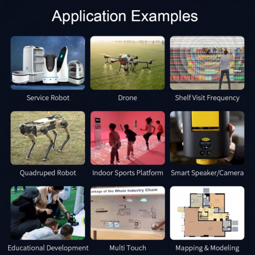 Capteur Lidar Laser Waveshare 24782 DTOF STL27L, Lidar Omnidirectionnel 360°, Bus UART SW5285761-016