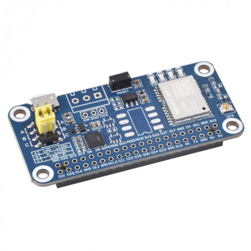 Waveshare pour Raspberry Pi LC29H série module GPS de positionnement double bande L1 + L5, spécification: (DA) GPS/RTK HAT SW94031837-017