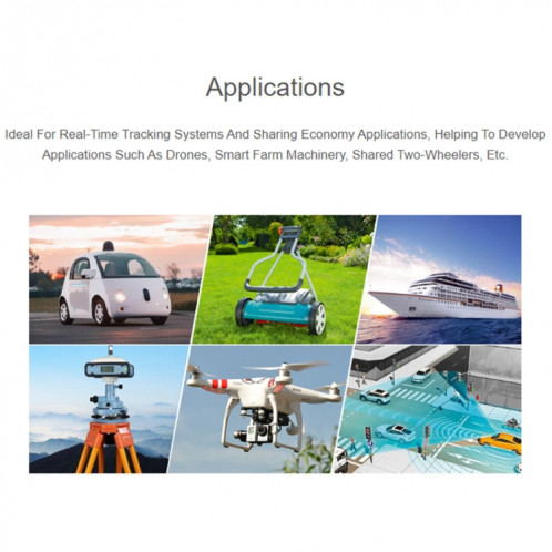 Waveshare pour Raspberry Pi LC29H série module GPS de positionnement double bande L1 + L5, spécification: (DA) GPS/RTK HAT SW94031837-017