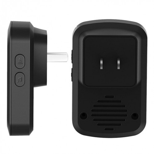 CACAZI M20 1 pour 3 capteur d'ouverture de porte de type divisé rappel d'alarme de sonnette sans fil intelligente, Style: prise ue (noir) SC802B1115-09