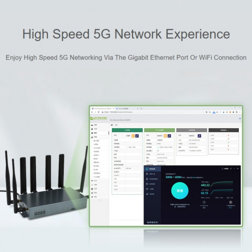 Routeur 5G industriel CPE sans fil Waveshare RM520N-GL, Snapdragon X62 intégré () SW301B1145-011