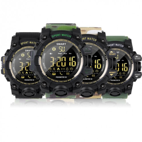 EX16S montre intelligente de sport IP67 étanche extérieur Bluetooth pédémètre à distance longue veille SH601A1419-07