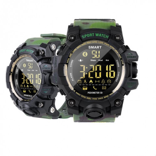 EX16S montre intelligente de sport IP67 étanche extérieur Bluetooth pédémètre à distance longue veille SH601B816-07