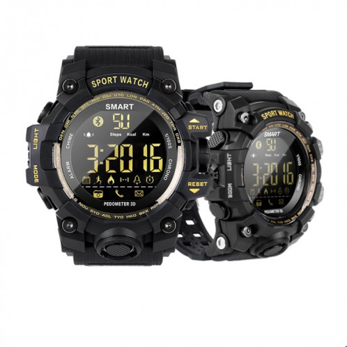 EX16S montre intelligente de sport IP67 étanche extérieur Bluetooth pédémètre à distance longue veille SH601C1787-07