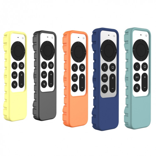 2 PCS Télécommande Couverture de protection tout compris, modèle applicable: pour Apple TV 4K (Orange) SH001C934-07