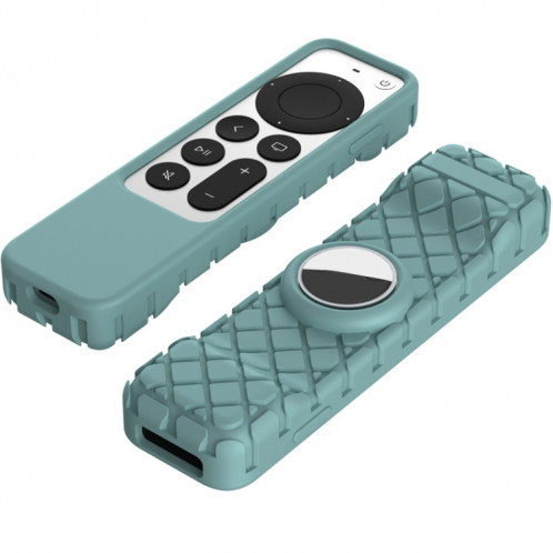 2 PCS Télécommande Couverture de protection tout compris, modèle applicable: pour Apple TV 4K (Bleu foncé) SH001B1470-07