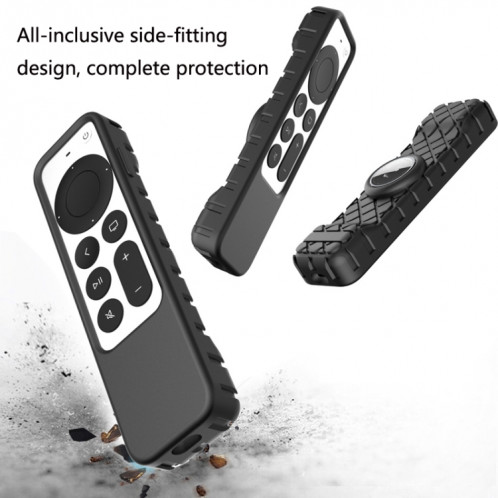 2 PCS Télécommande Couverture de protection tout compris, modèle applicable: pour Apple TV 4K (Jaune) SH001F1299-07