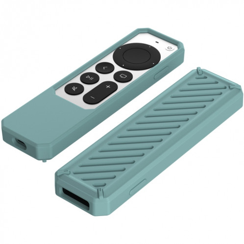 2 PCS Télécommande Couverture de protection en silicone anti-goutte Tout compris, modèle applicable: pour Apple TV 4K 2021 (Jaune) SH501E512-07
