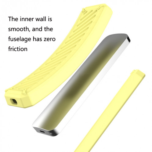 2 PCS Télécommande Couverture de protection en silicone anti-goutte Tout compris, modèle applicable: pour Apple TV 4K 2021 (Jaune) SH501E512-07
