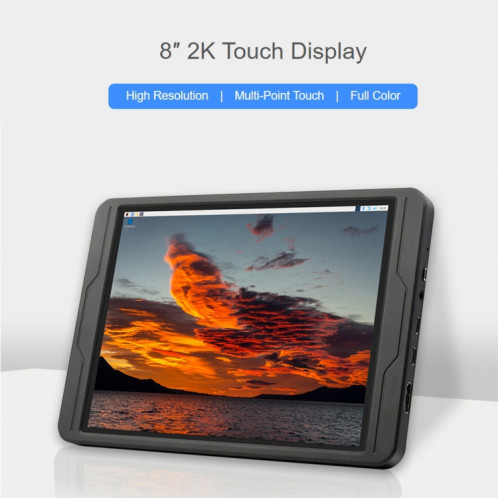 Waveshare 8 pouces 2K IPS 1536 × 2048 écran tactile en verre trempé à liaison optique, prise: prise US SH8601850-07