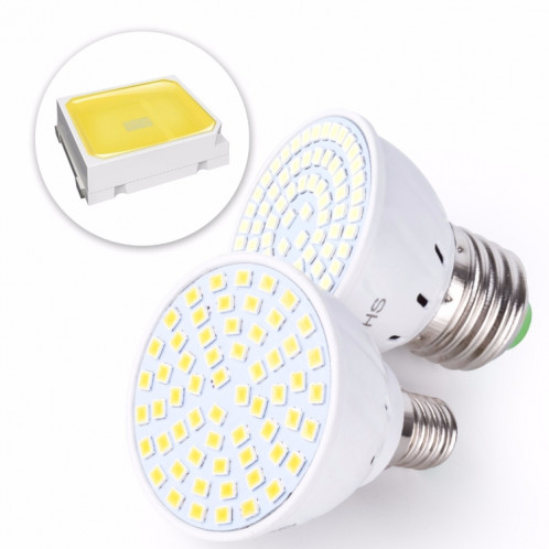 Projecteur d'économie d'énergie ménager à foyer en verre avec concentration de lampe à LED, puissance: 7W E27 60 LED (blanc chaud) SH008A1532-09