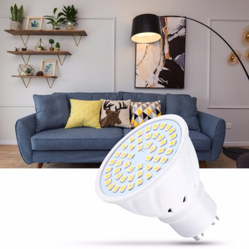 Projecteur d'économie d'énergie ménager à foyer en verre avec concentration de lampe à LED, puissance: 7W E27 60 LED (blanc chaud) SH008A1532-09