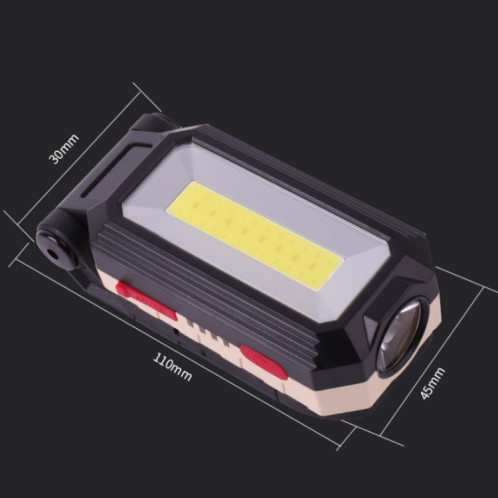W560 COB + T6 ÉLECTOIR INSPECTION DE LA VOITURE DE TRAVAILLE DE TRAVAILLE DE TRAVAILLE DE TRAVAIL USB CHARGEMENT DE CHARGE DE CAMPING DE LED avec Crochet + Aimant SH36021461-08