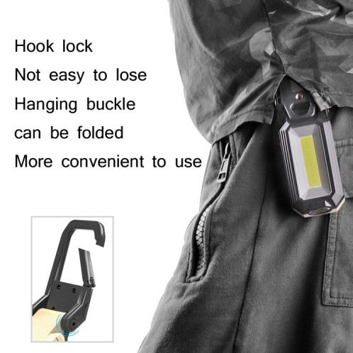 W560 COB + T6 ÉLECTOIR INSPECTION DE LA VOITURE DE TRAVAILLE DE TRAVAILLE DE TRAVAILLE DE TRAVAIL USB CHARGEMENT DE CHARGE DE CAMPING DE LED avec Crochet + Aimant SH36021461-08