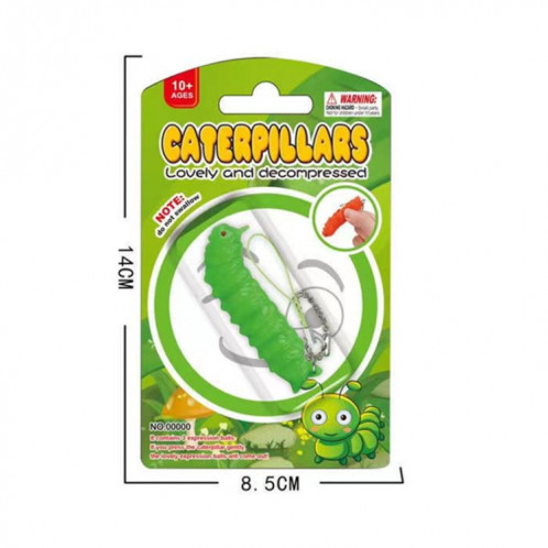 10 PCS Squeeze Toy de décompression de ventilation Caterpillar (livraison de couleur aléatoire) SH401A1432-06