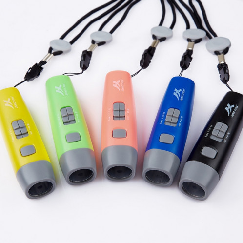JUNCTION T9 sifflet électronique réglable pour arbitre de sport à haut décibel, sifflet d'entraînement pour animaux de compagnie de sauvetage (bleu) SJ301B718-010