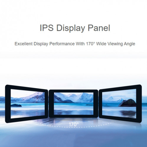 Écran tactile capacitif Waveshare 7 pouces 800 × 480 IPS, interface DSI, contact 5 points sans étui SW9501292-018