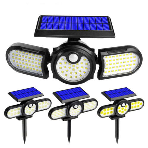 112 LED TG-TY080 3-TEADES PLAQUES SOLAIRE SOLAIRE EXTÉRIEUR EMPLÈME EMPLÈME EMPANCHÉRICAILLE EMPLOI LE JARDON Lampe à gazon SH1402605-07
