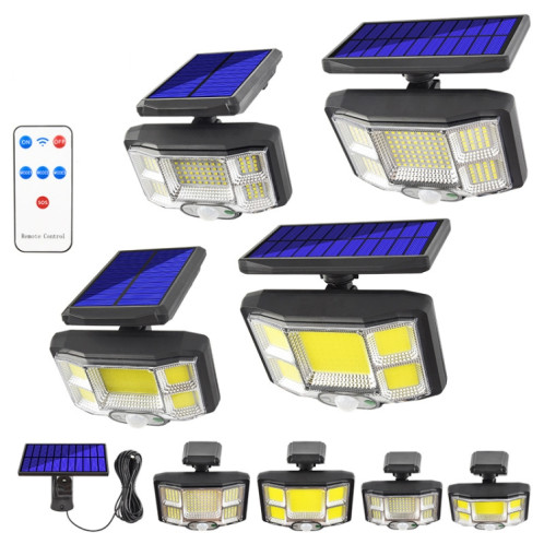 TG-TY085 Solaire EXTERNE PRODUCTION HUMANCHE PLUMAGE EMPLOYE Jardin Étanche Étanche Lumière de rue à la télécommande, Spécification: 96 LED intégrée SH2701141-06
