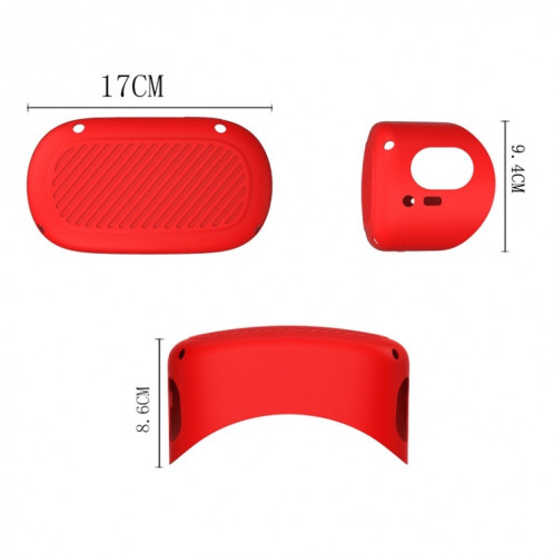 Lunettes VR en silicone, coque de protection étanche à la poussière et aux chutes pour Meta Quest (vert lumineux) SH001D1540-05