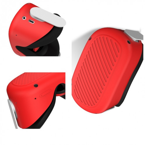 Lunettes VR en silicone, coque de protection étanche à la poussière et aux chutes pour Meta Quest (vert lumineux) SH001D1540-05