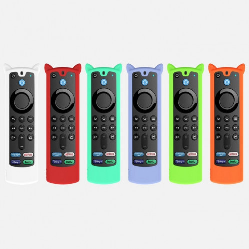 2 PCS Y26 Coffret à distance à distance pour Amazon Alexa Voice Remote 3rd Gen (Rouge) SH201B939-07