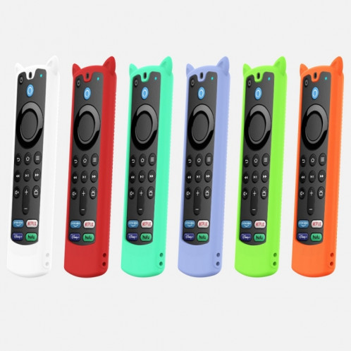 2 PCS Y26 Étui à distance à distance pour Amazon Alexa Voice Remote 3rd Gen (Orange) SH201A70-07